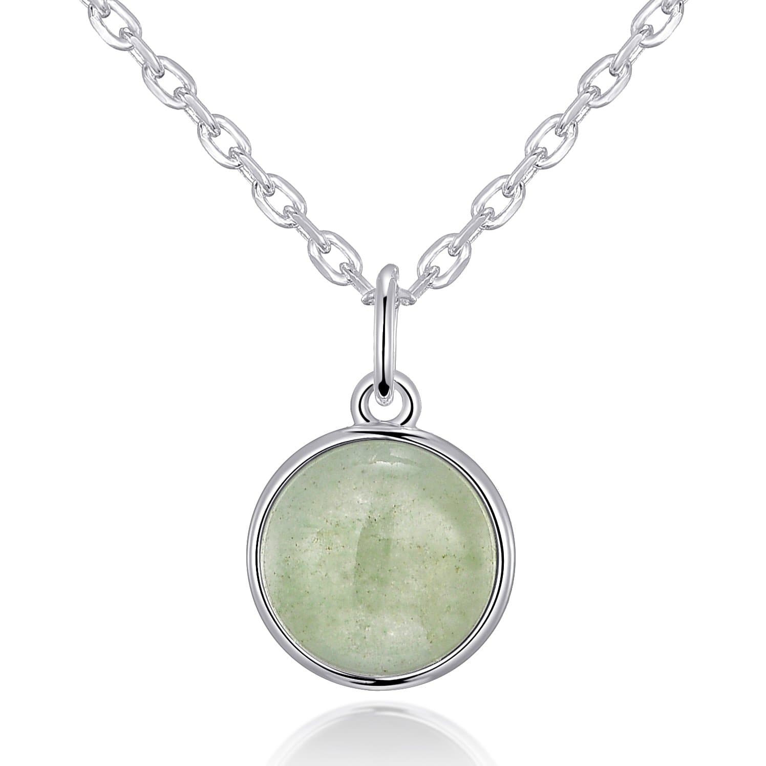 Green Aventurine Necklace by Philip Jones Jewellery