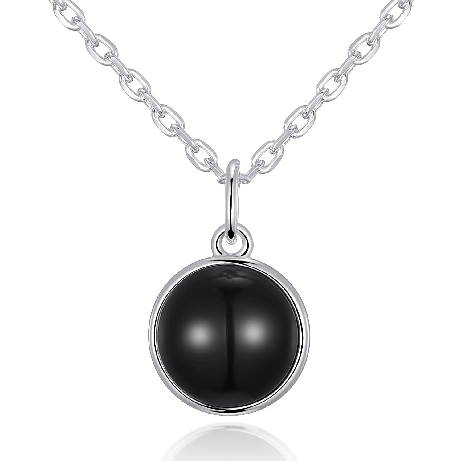 Black Onyx Necklace by Philip Jones Jewellery