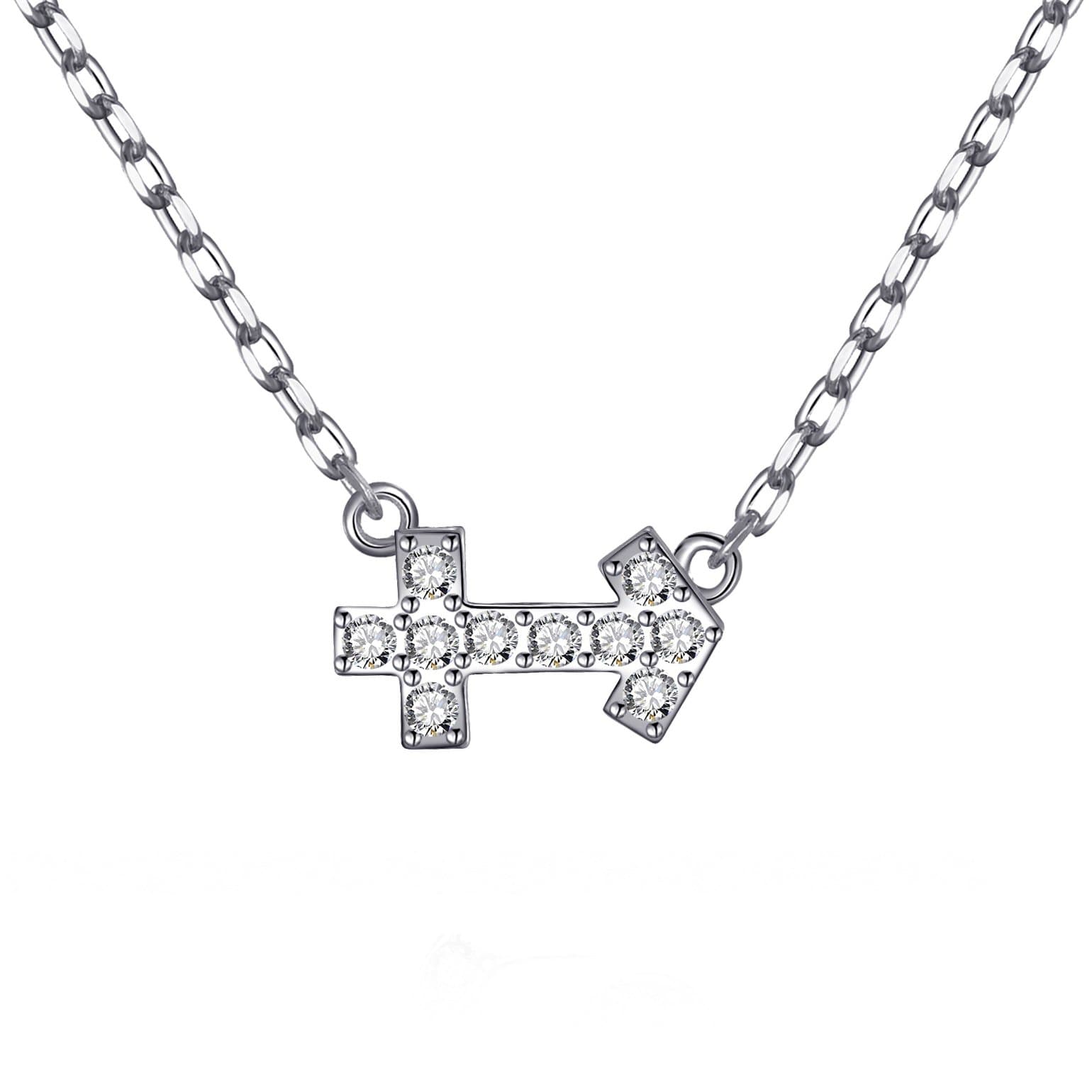 Sagittarius Zodiac Necklace Created with Zircondia® Crystals