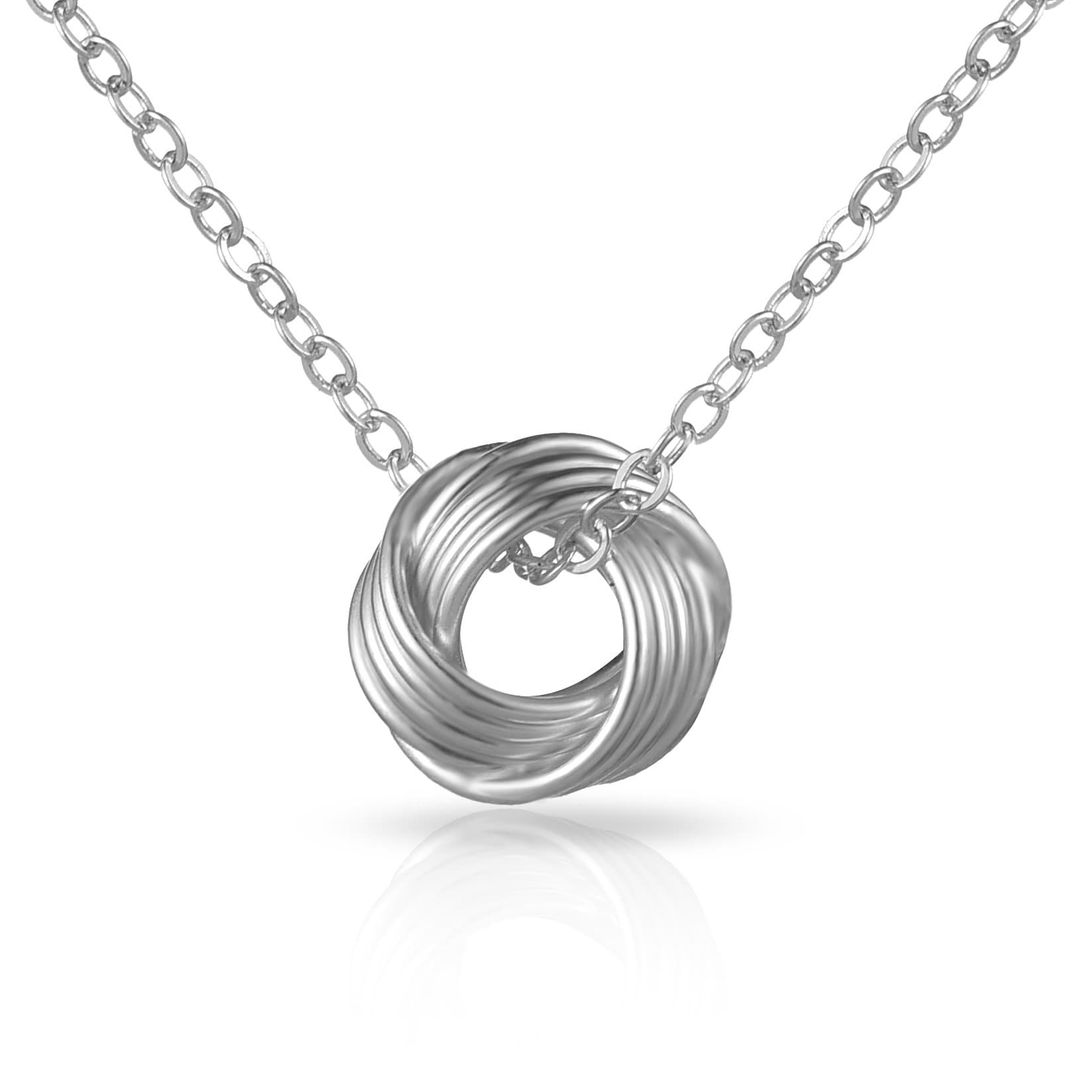 Sterling Silver Thank You for Helping us Tie The Knot Necklace