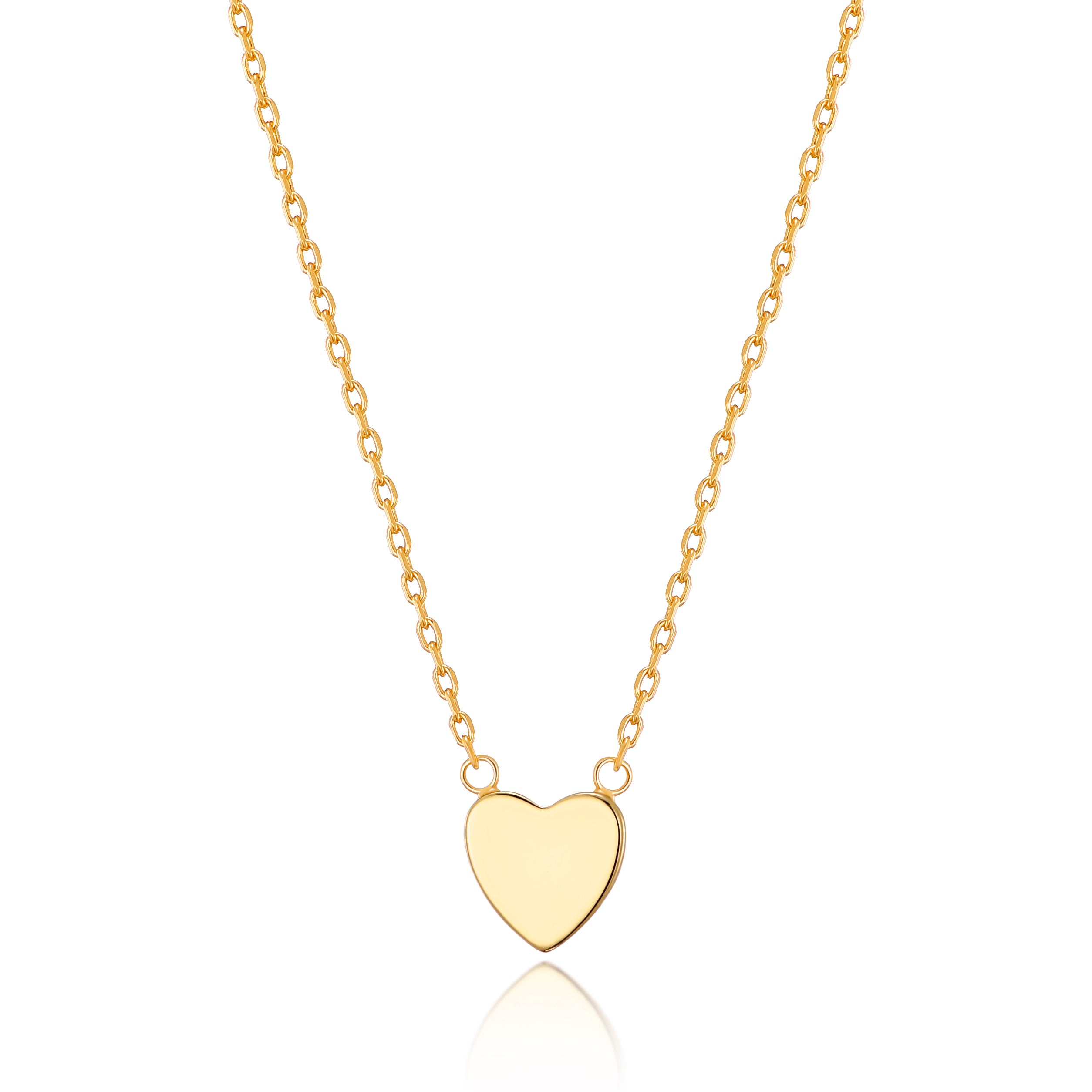 Gold Plated Heart Necklace
