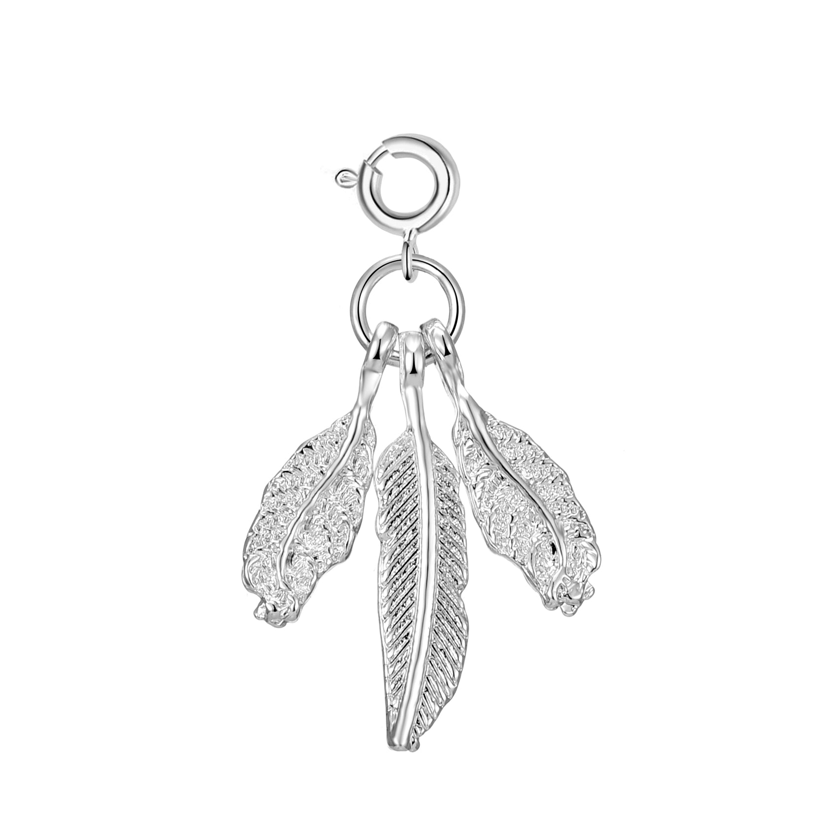 Feathers Charm by Philip Jones Jewellery