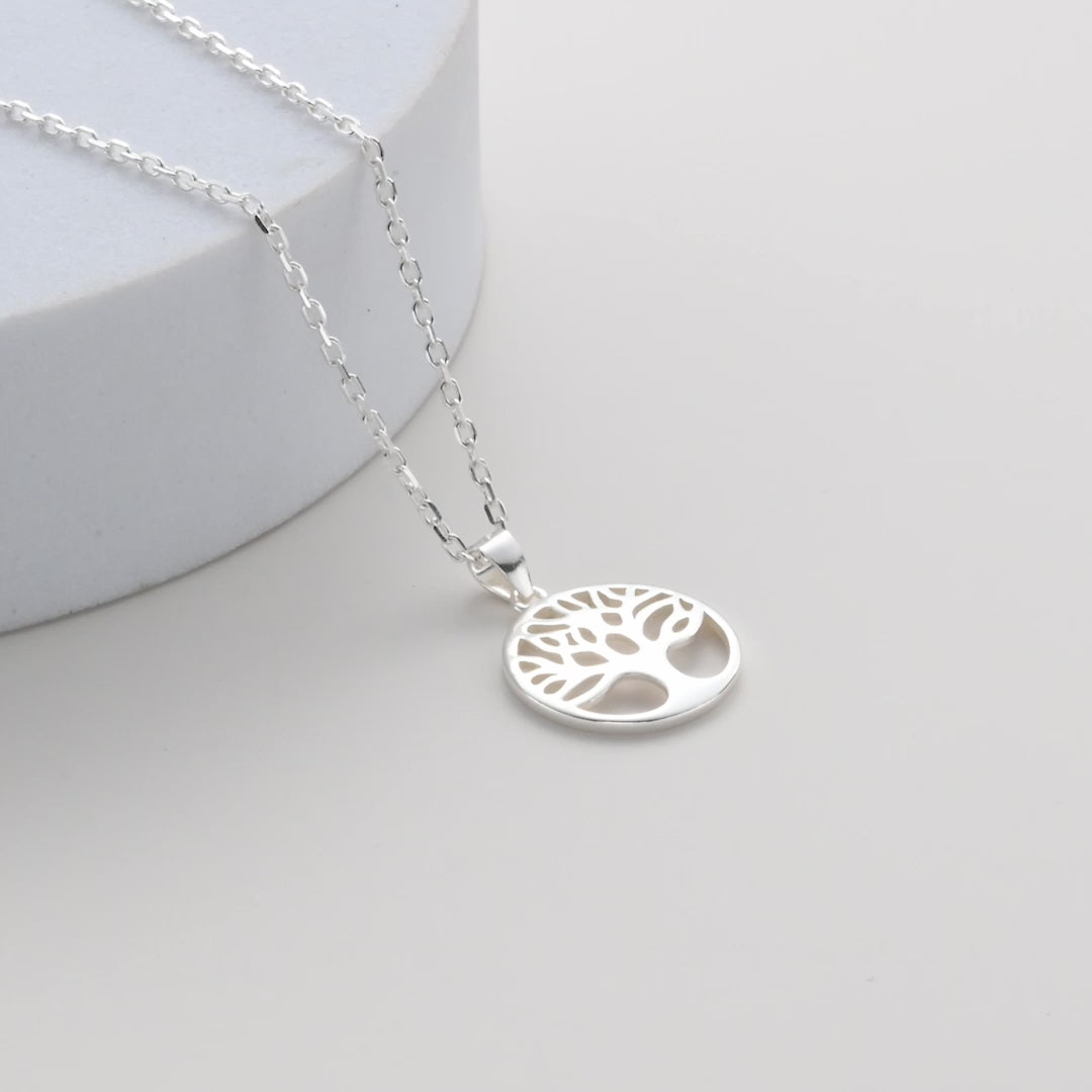 Sterling Silver Tree of Life Necklace Video