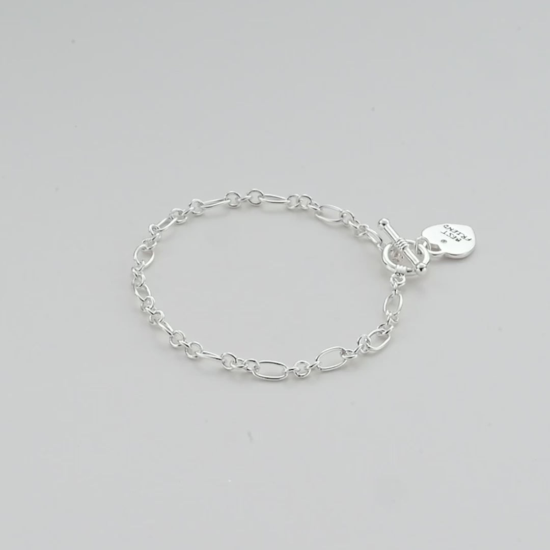 Best Friend Charm Bracelet Created with Zircondia® Crystals