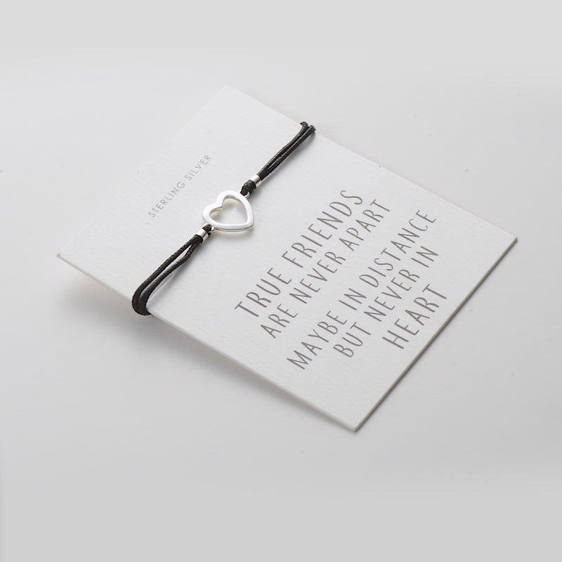 Sterling Silver Heart Quote Bracelet Video