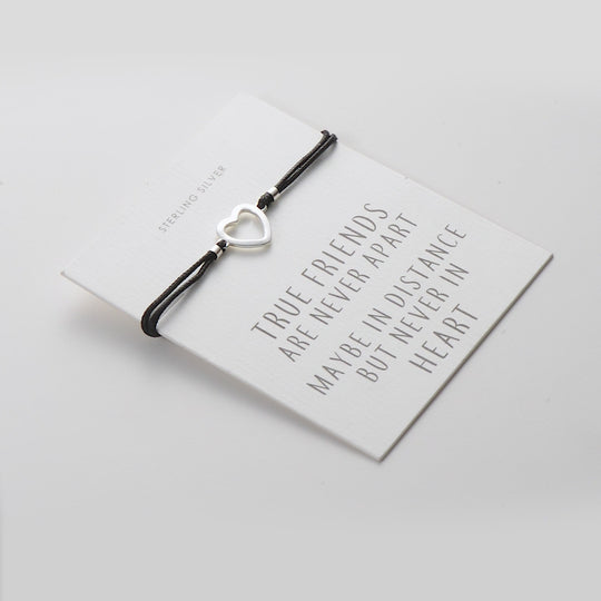 Sterling Silver Heart Quote Bracelet Video