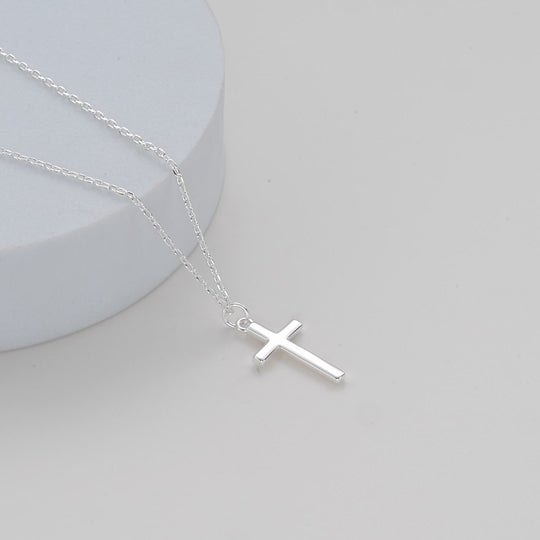 Silver Plated Cross Necklace Video