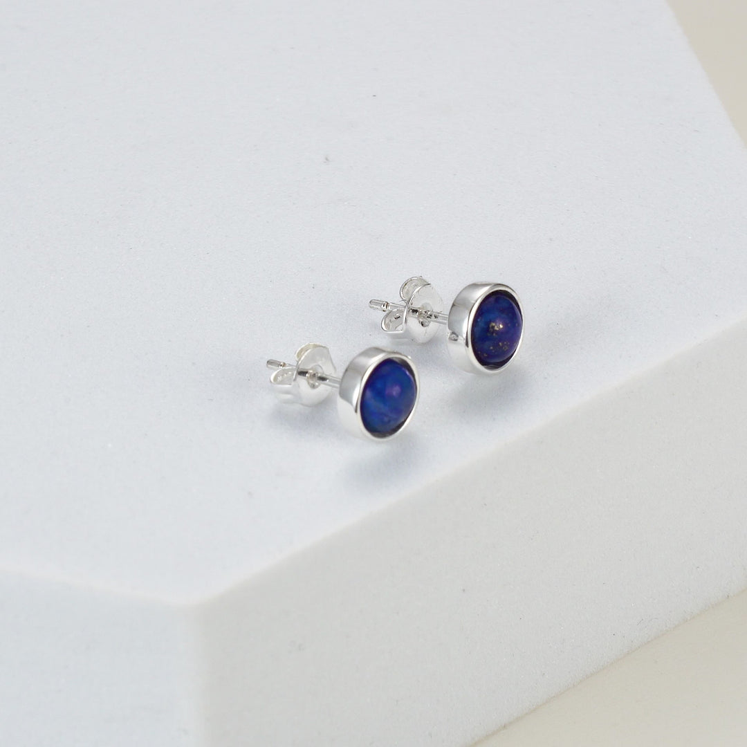 Lapis Stud Earrings Video