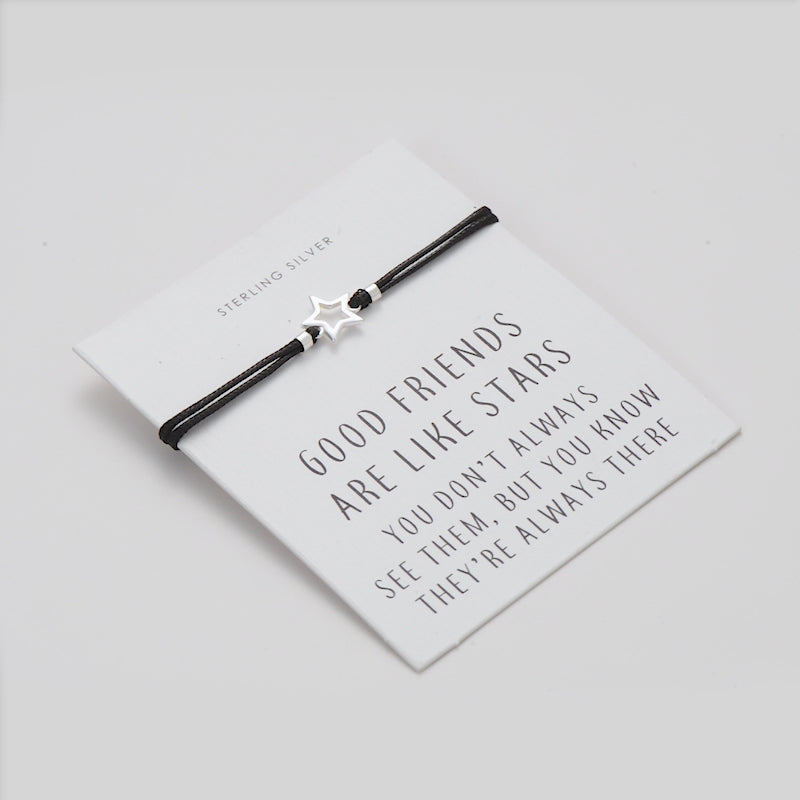 Sterling Silver Star Quote Bracelet Video