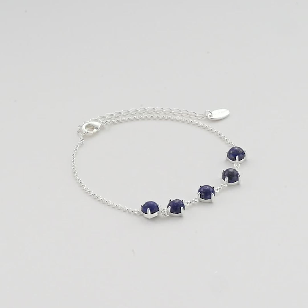 Lapis Gemstone Bracelet Video