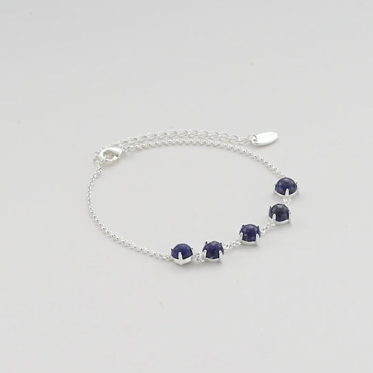 Lapis Gemstone Bracelet Video