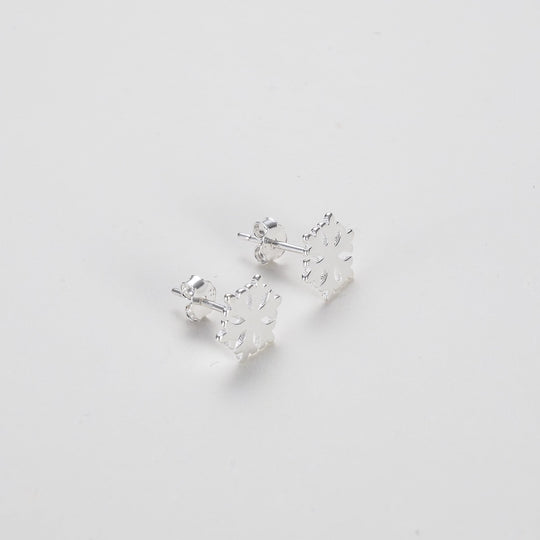 Sterling Silver Snowflake Quote Earrings Video