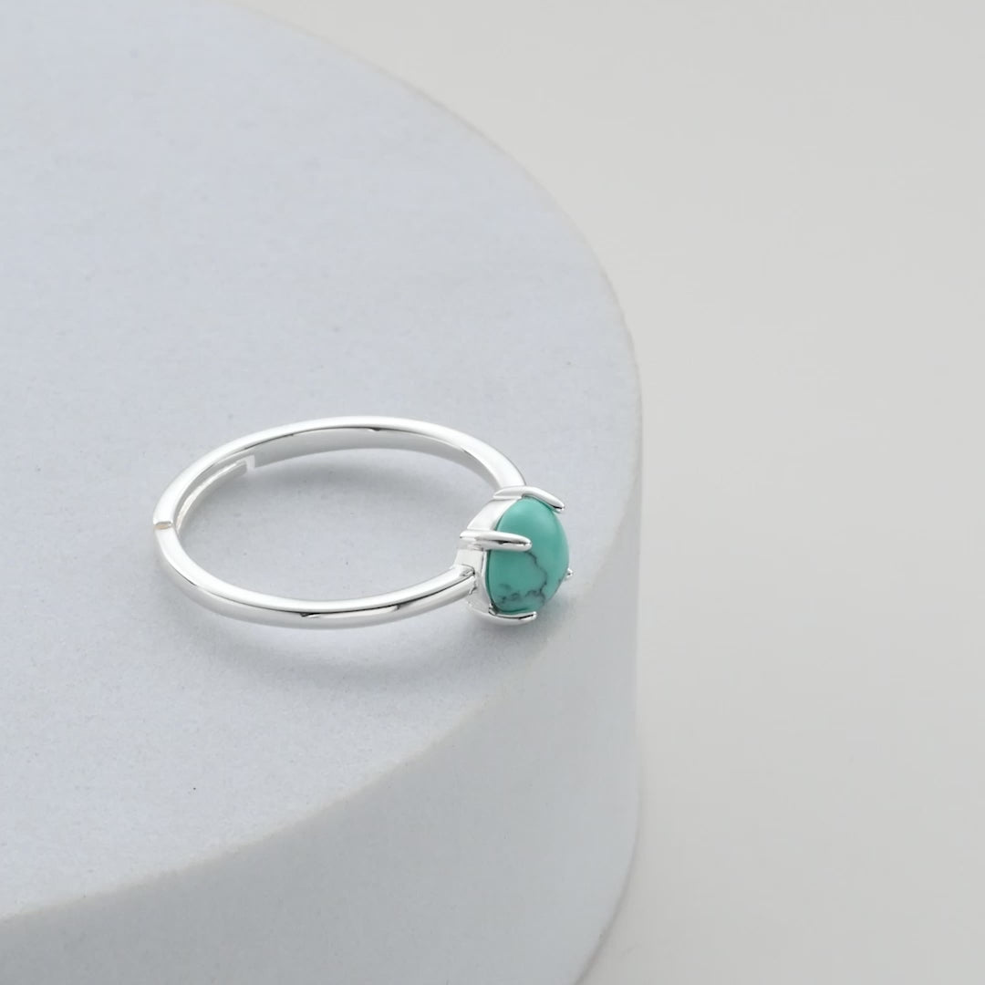 Synthetic Turquoise Ring Video