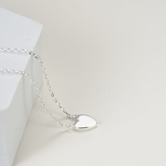 Silver Plated Heart Necklace Video