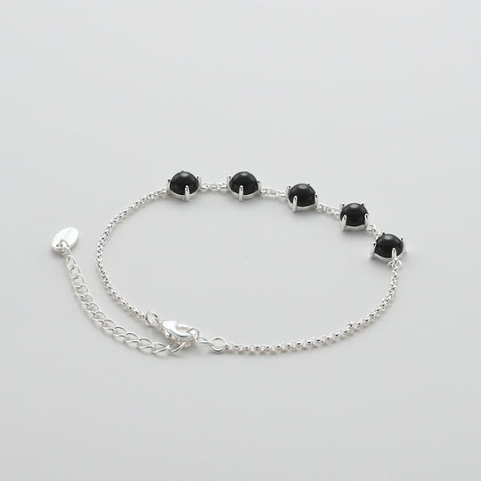 Black Onyx Gemstone Bracelet Video