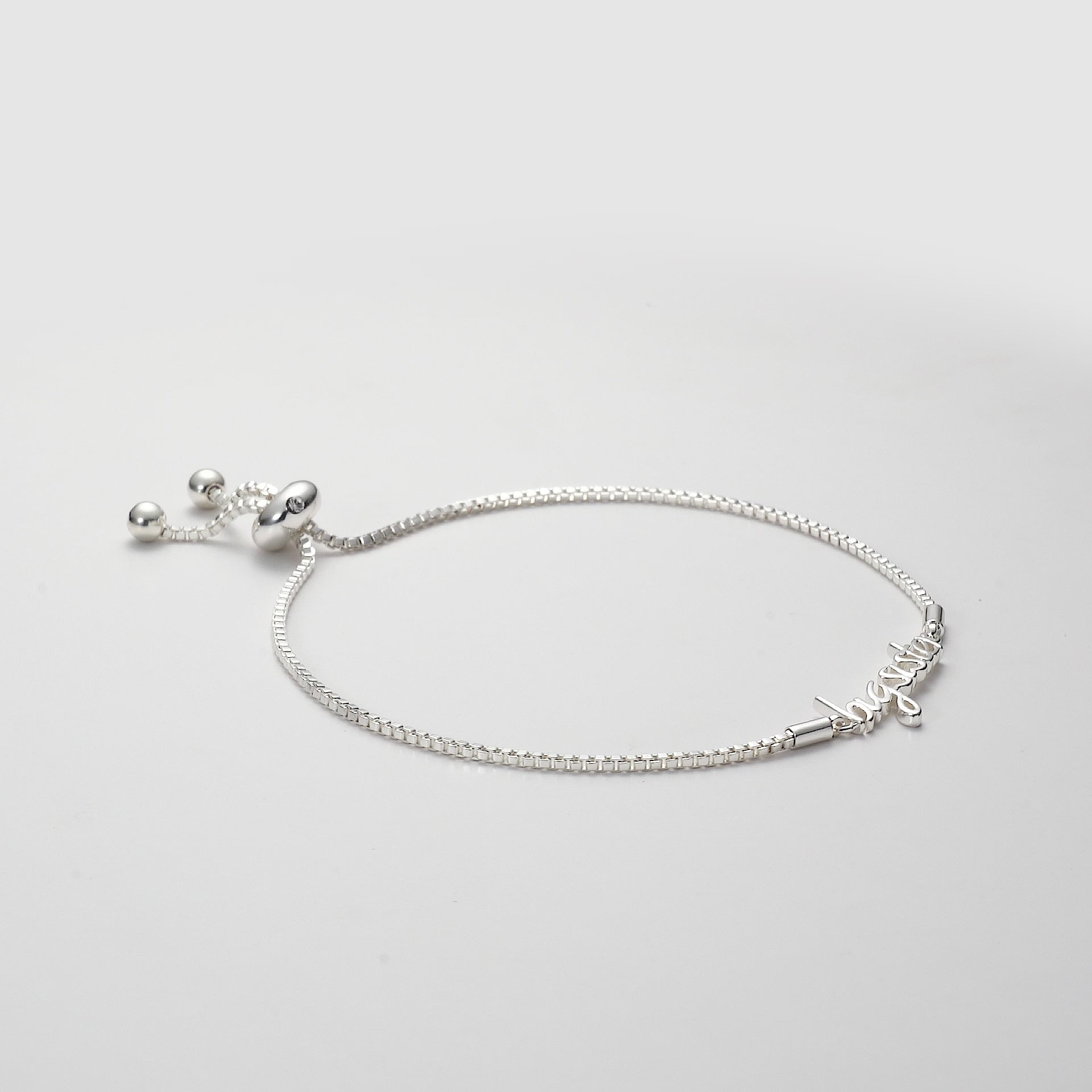 Silver Plated Big Sister Bracelet Created with Zircondia® Crystals