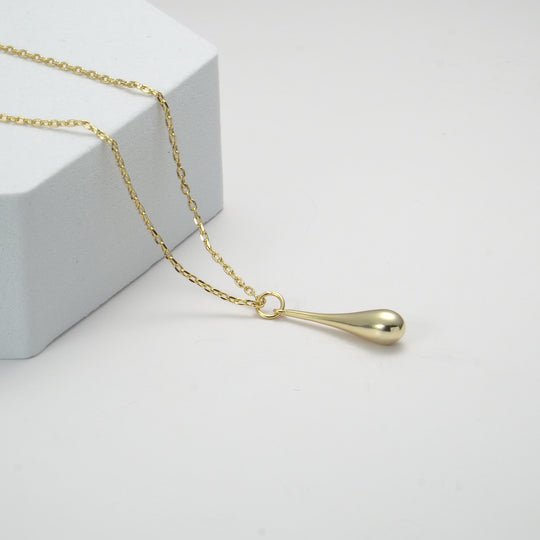 Gold Plated Teardrop Necklace Video