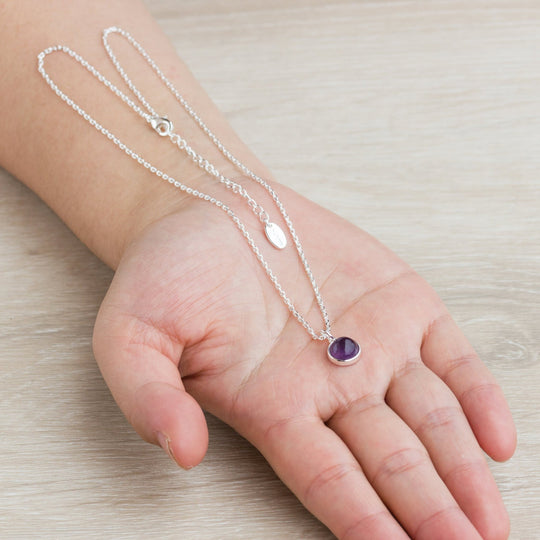 Amethyst Necklace - Philip Jones Jewellery