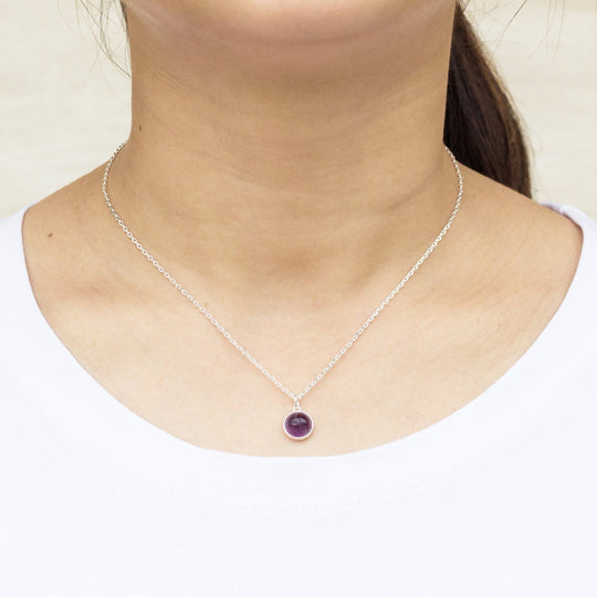 Amethyst Necklace - Philip Jones Jewellery