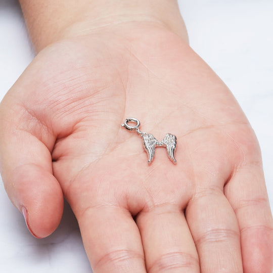 Angel Wings Charm - Philip Jones Jewellery