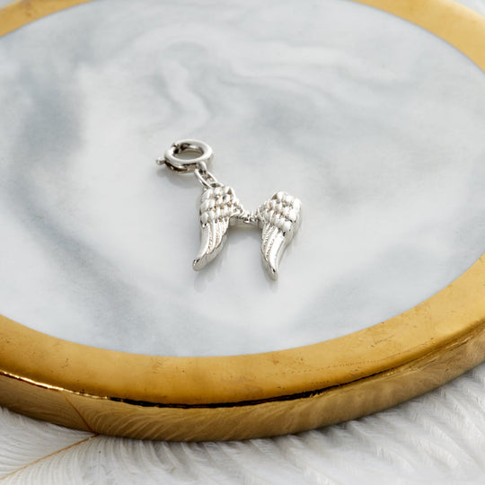 Angel Wings Charm - Philip Jones Jewellery