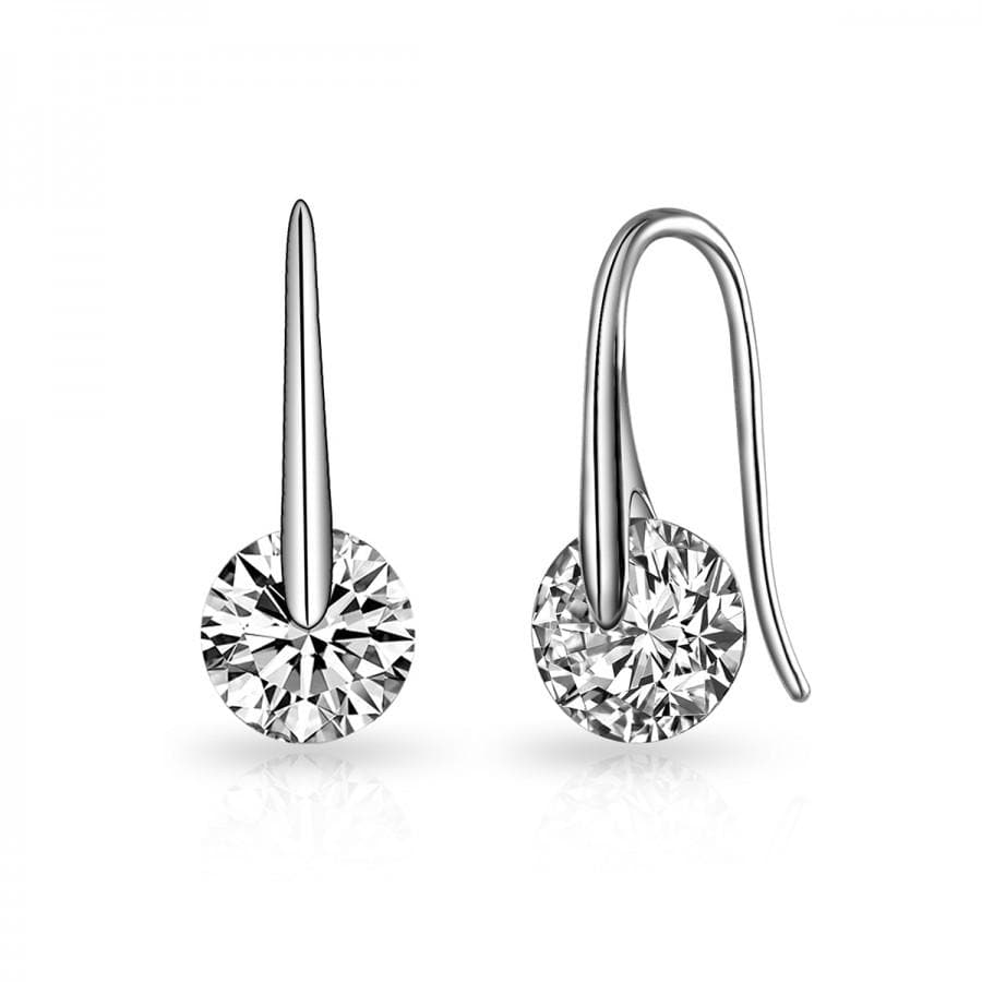 Atlas Earrings Created with Zircondia® Crystals by Philip Jones Jewellery
