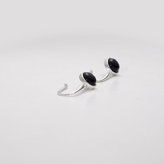 Black Onyx Drop Earrings Video