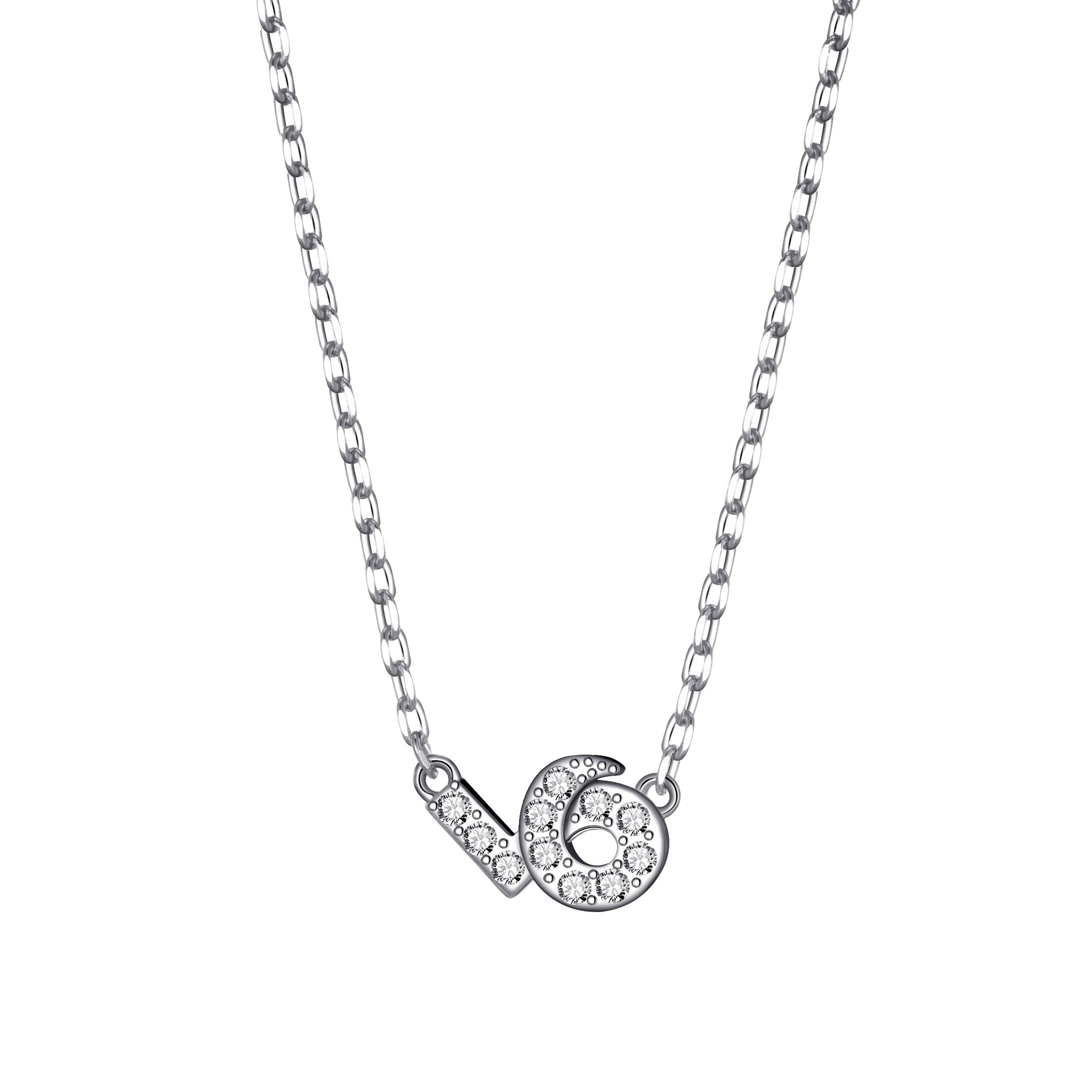 Capricorn Zodiac Necklace Created with Zircondia® Crystals