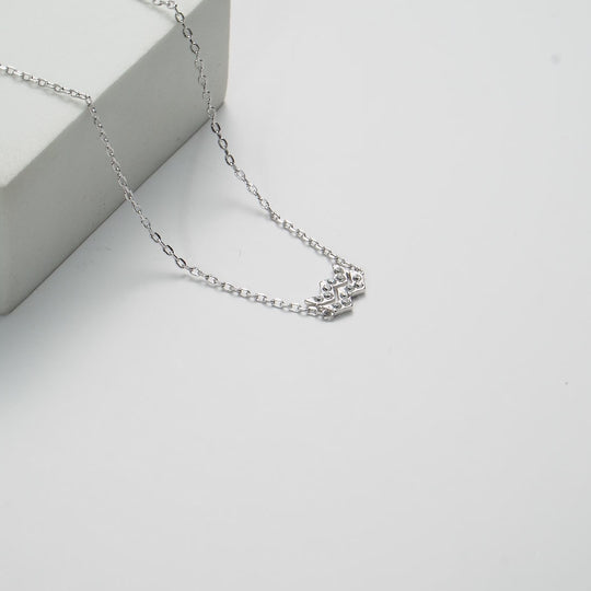 Aquarius Zodiac Star Sign Necklace Created with Zircondia® Crystals Video