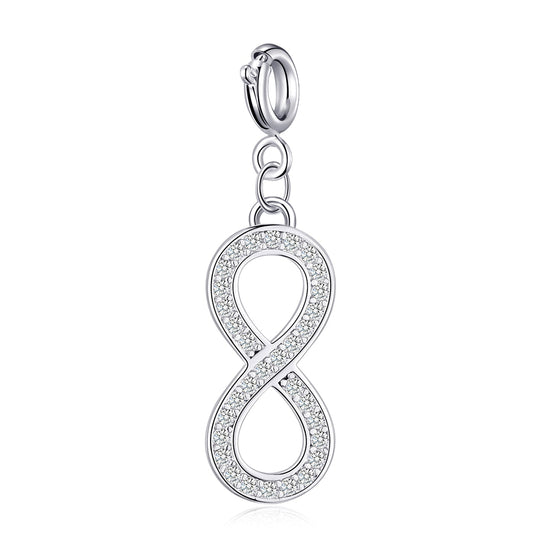Clip On Charms Created with Zircondia® Crystals - Philip Jones Jewellery