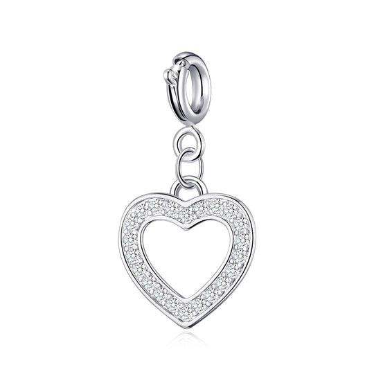 Clip On Charms Created with Zircondia® Crystals - Philip Jones Jewellery