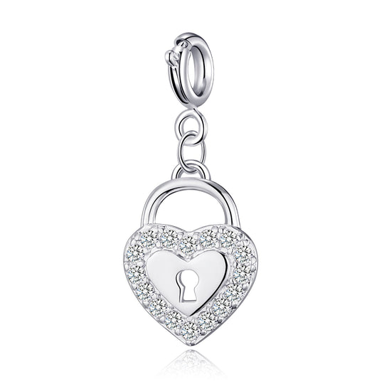 Clip On Charms Created with Zircondia® Crystals - Philip Jones Jewellery