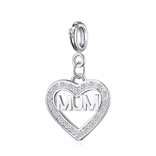 Clip On Charms Created with Zircondia® Crystals - Philip Jones Jewellery