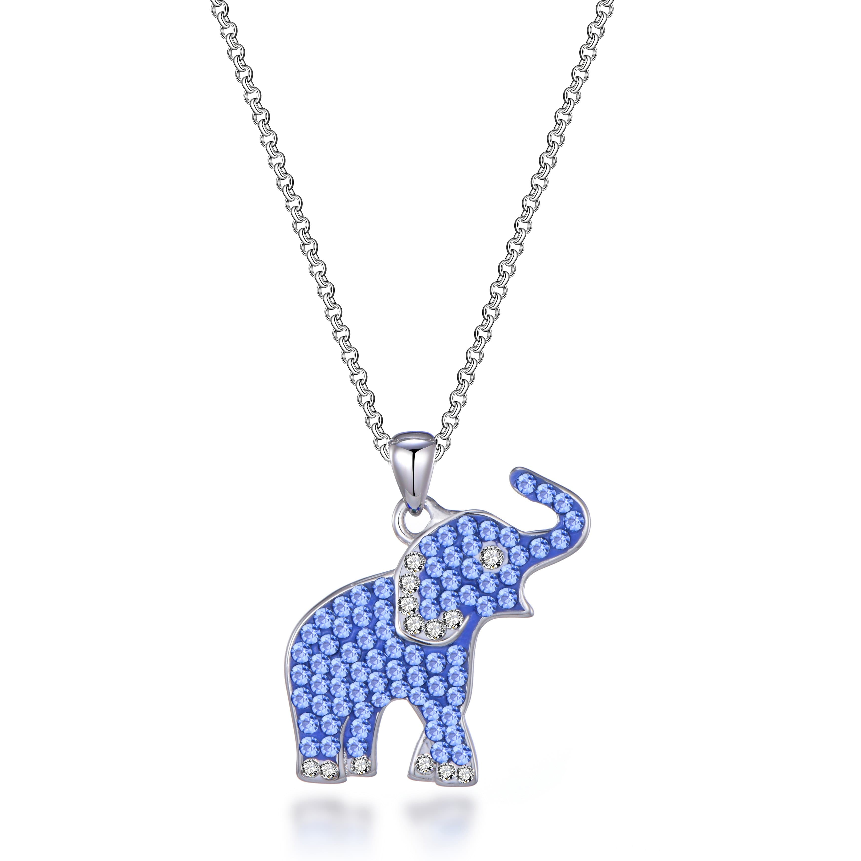 Crystal Elephant Necklace
