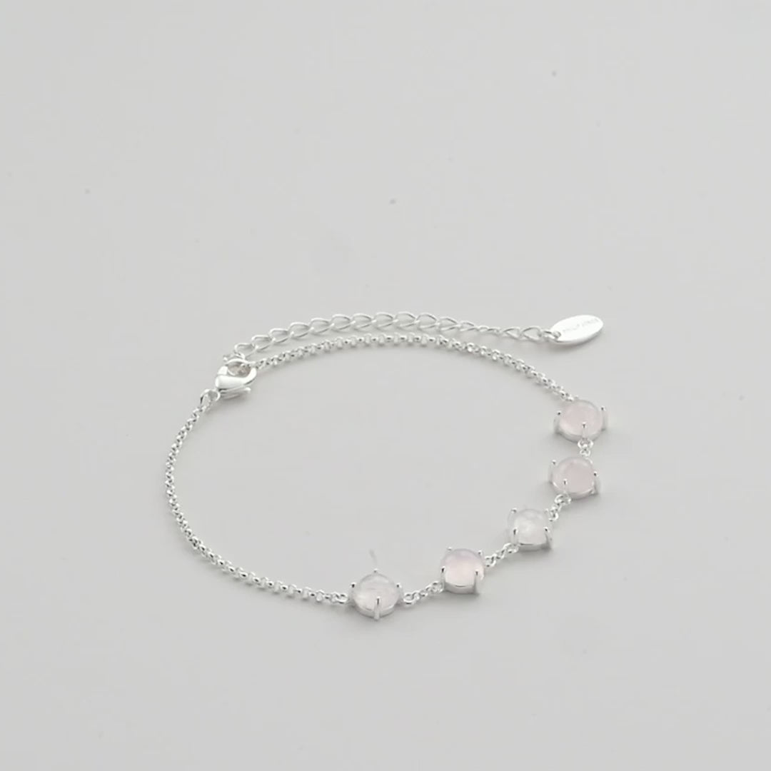 Rose Quartz Gemstone Bracelet Video