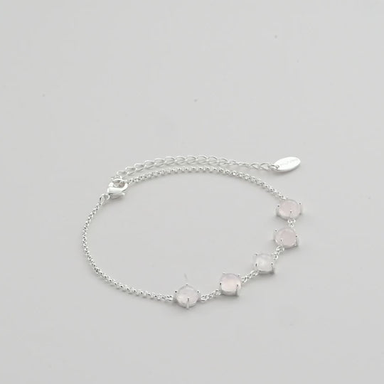 Rose Quartz Gemstone Bracelet Video