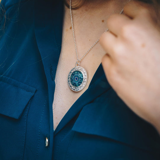 Energy Mandala Necklace - Philip Jones Jewellery