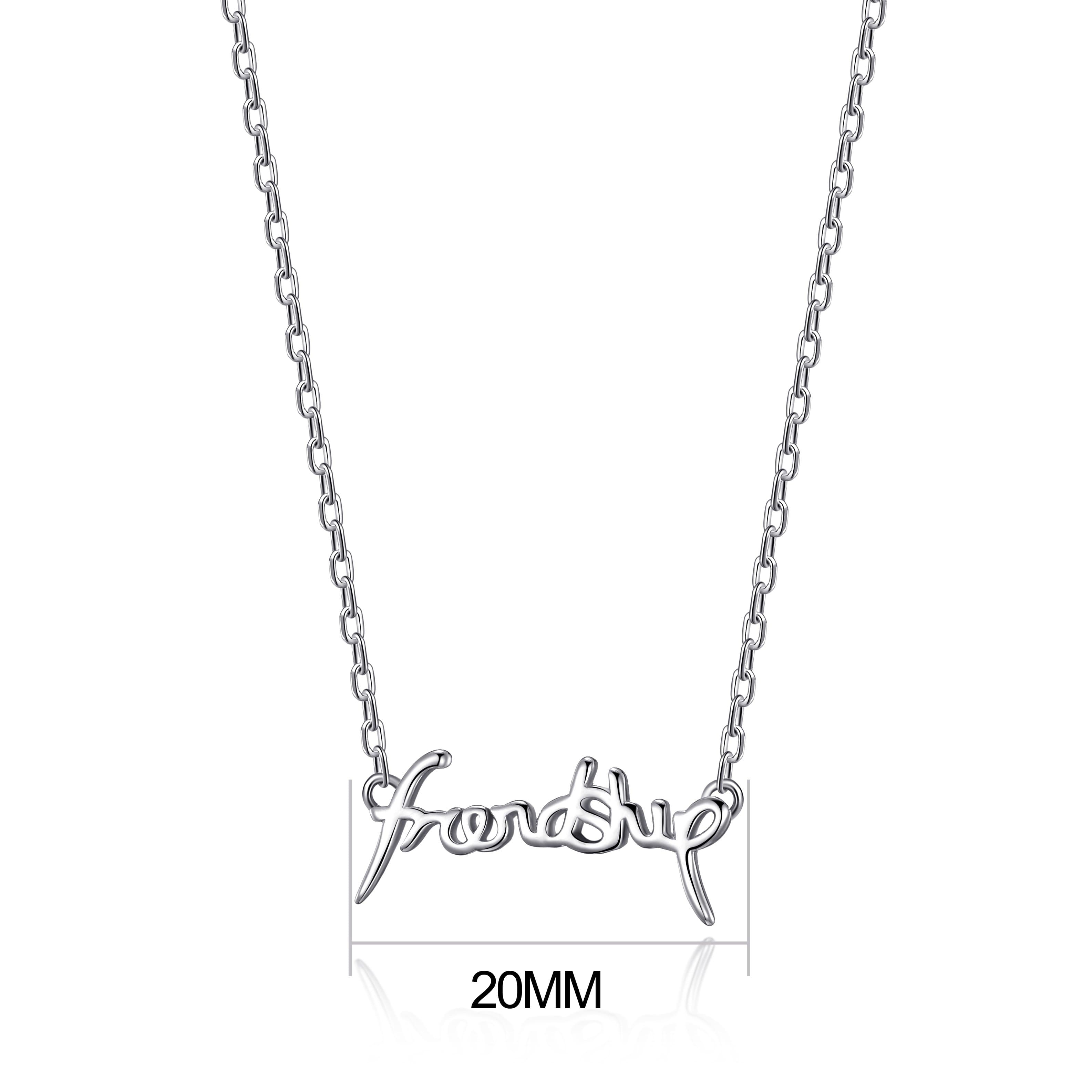 Silver Plated Friendship Necklace