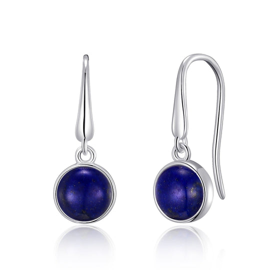 Lapis Drop Earrings with Quote Card - Philip Jones Jewellery