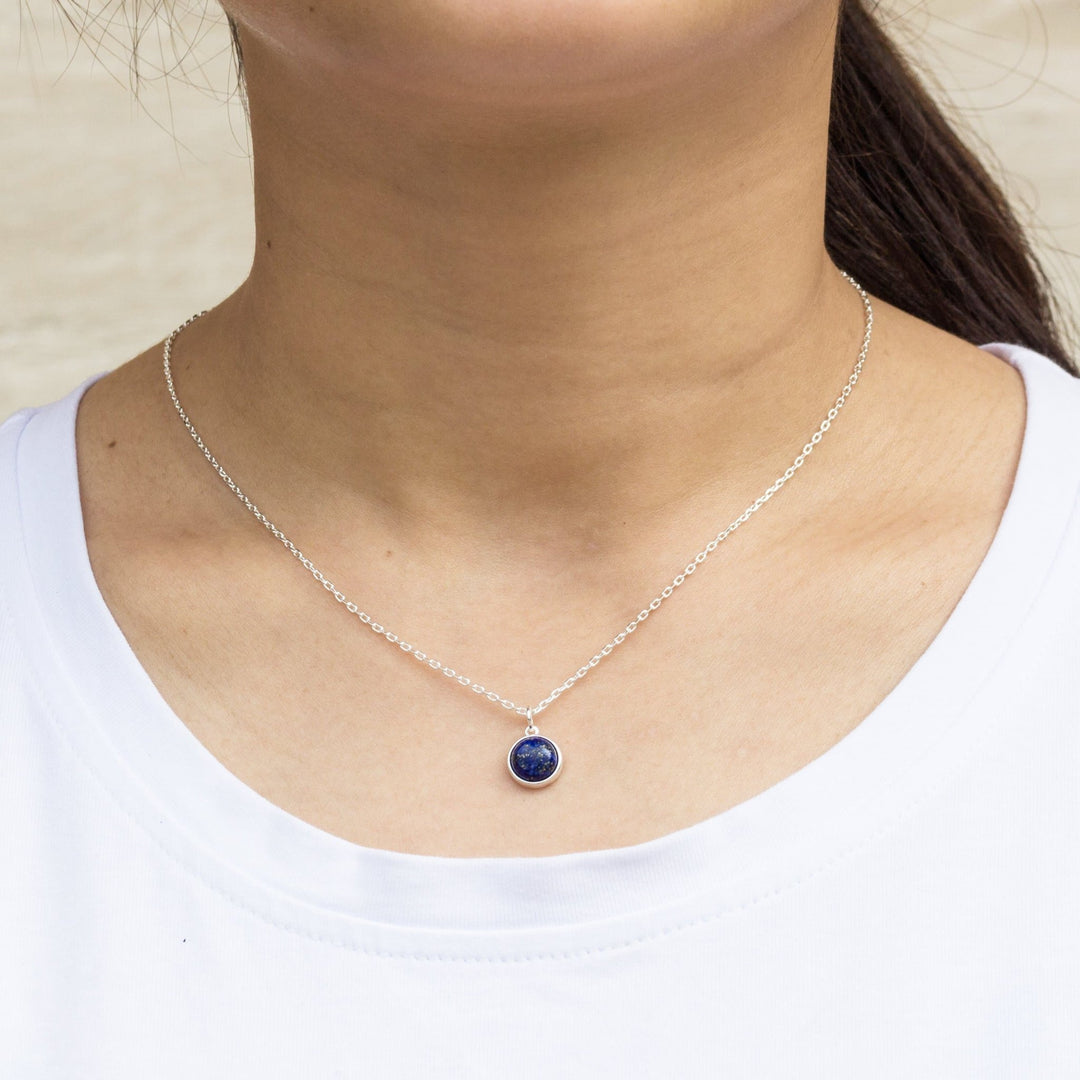 Lapis Necklace with Quote Card - Philip Jones Jewellery
