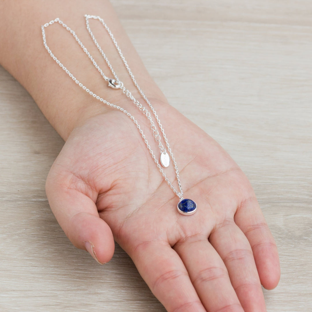Lapis Necklace with Quote Card - Philip Jones Jewellery