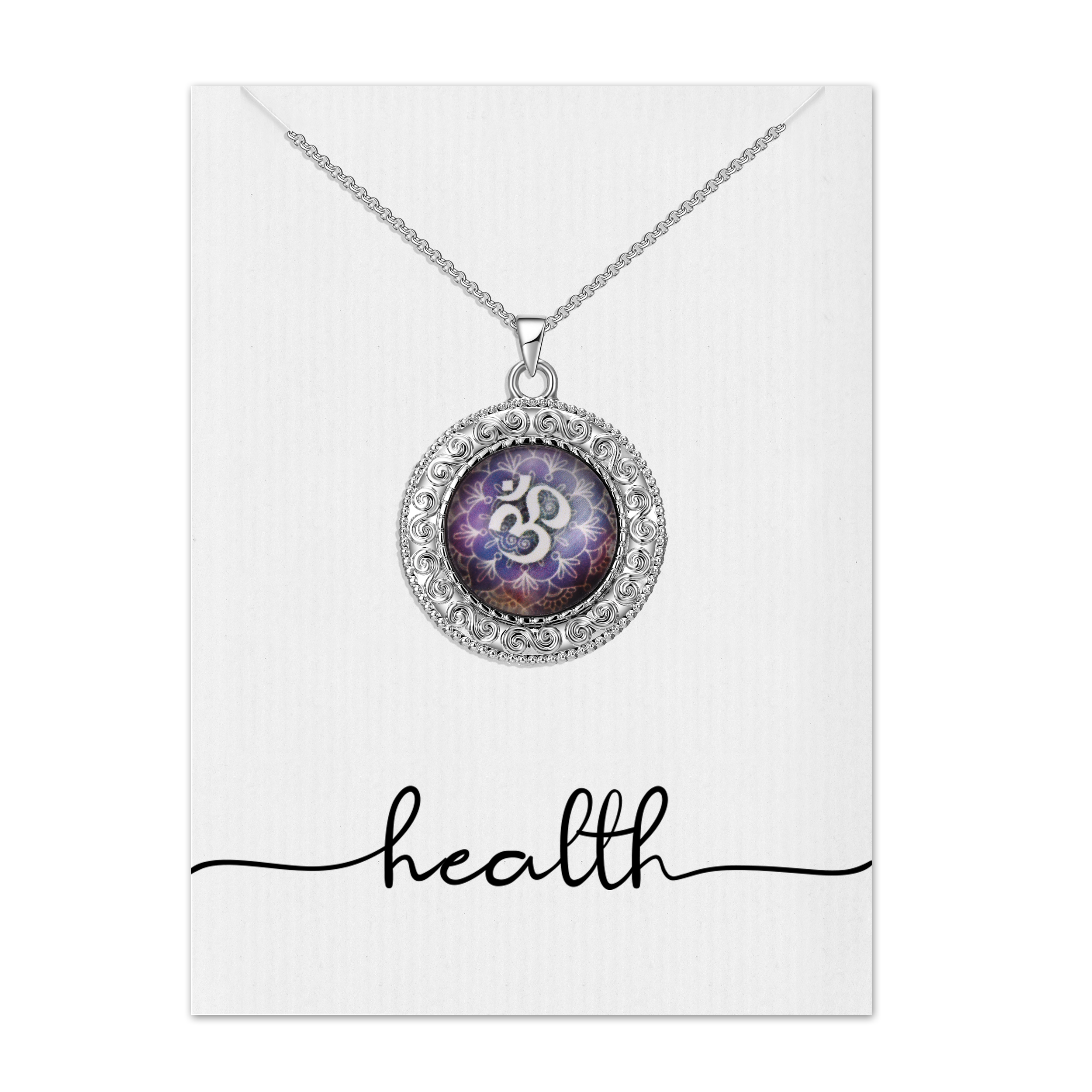 Health Mandala Necklace by Philip Jones Jewellery