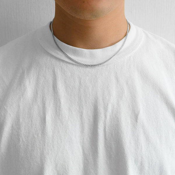 Men's 3mm Stainless Steel 18-24 Inch Cuban Curb Chain Necklace by