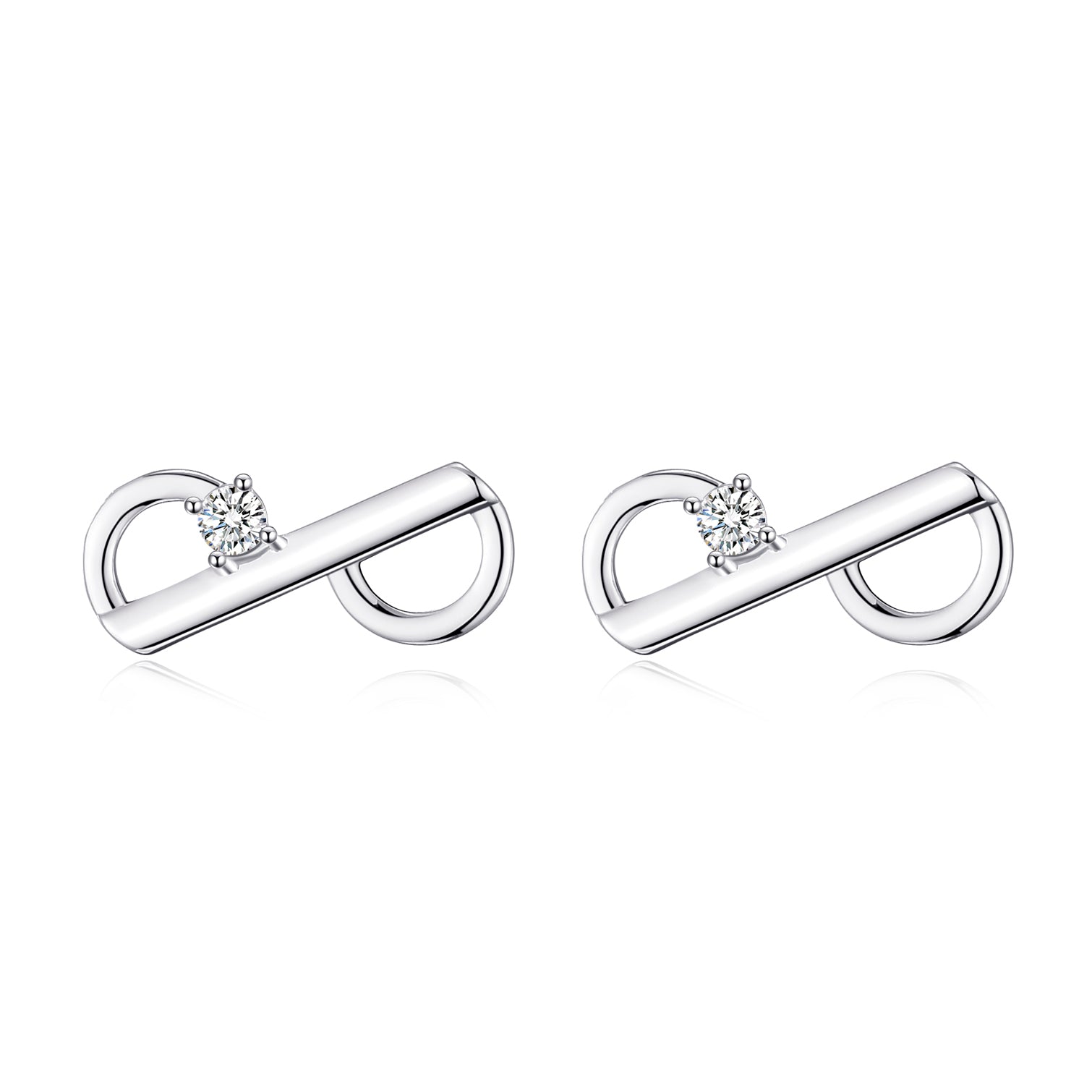 Philip Jones Signature Earrings Created with Zircondia® Crystals by Philip Jones Jewellery