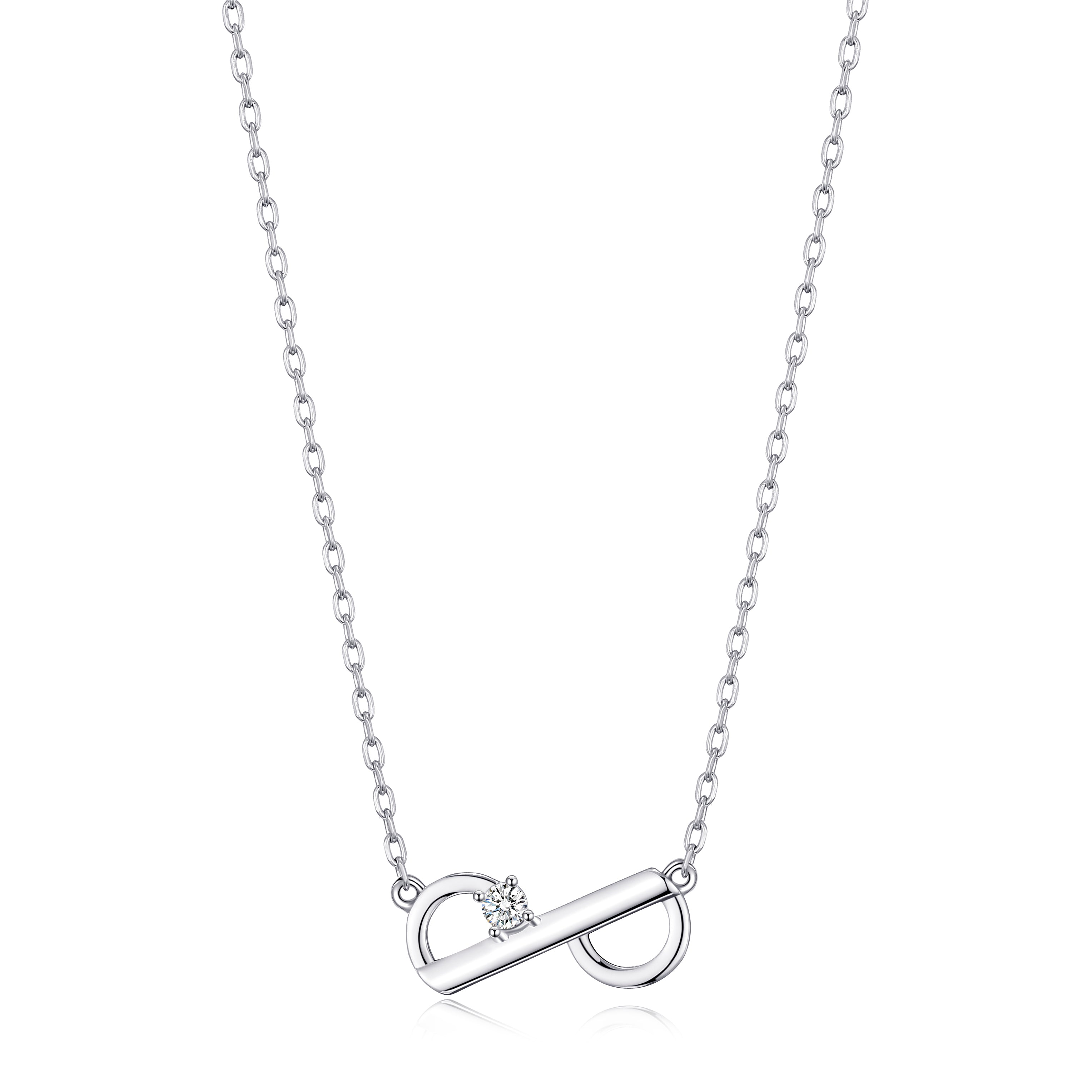 Philip Jones Signature Necklace Created with Zircondia® Crystals by Philip Jones Jewellery