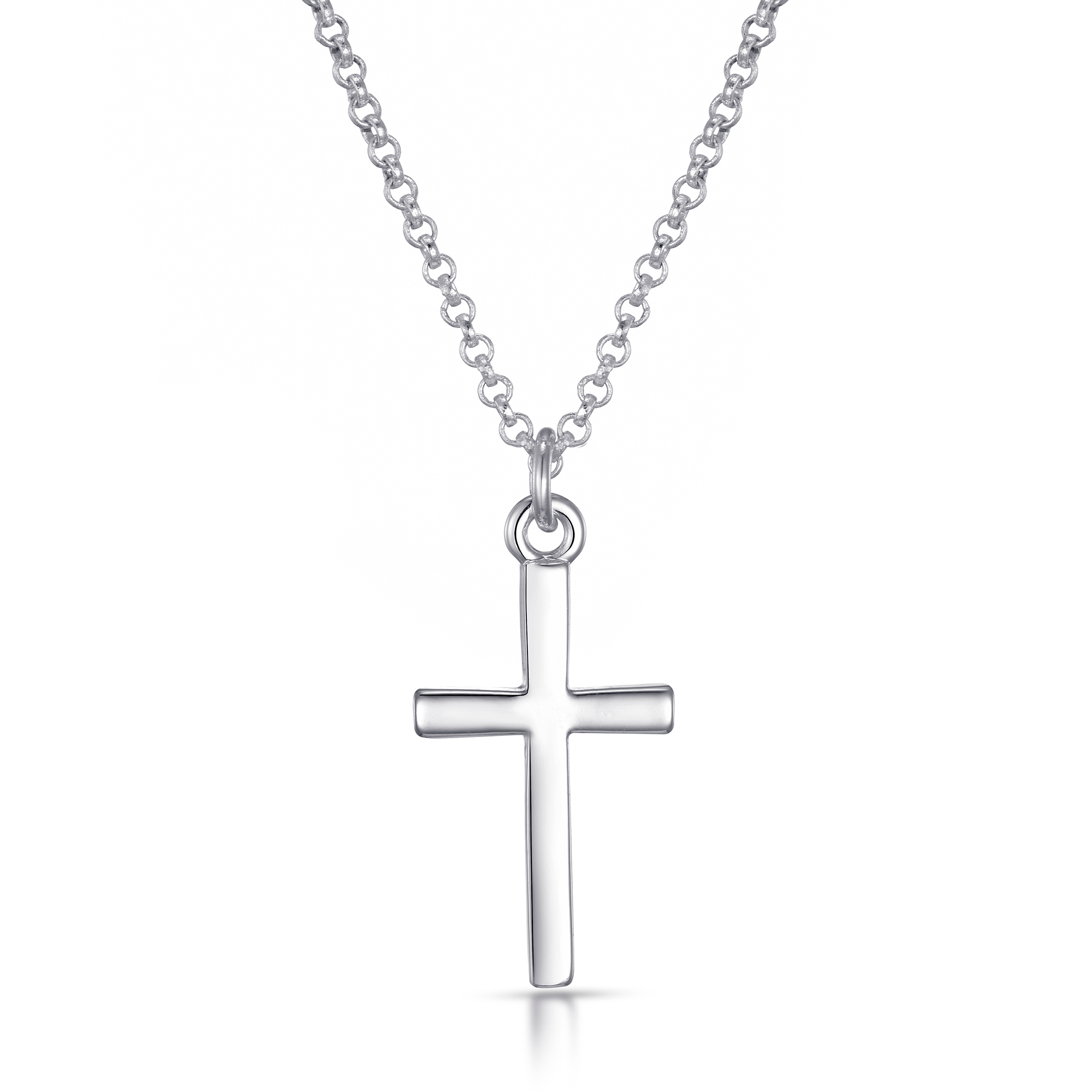 Silver Plated Cross Necklace