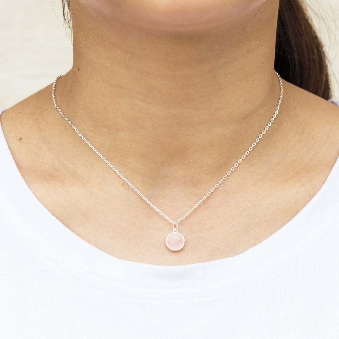 Rose Quartz Necklace - Philip Jones Jewellery