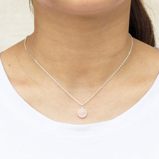 Rose Quartz Necklace - Philip Jones Jewellery