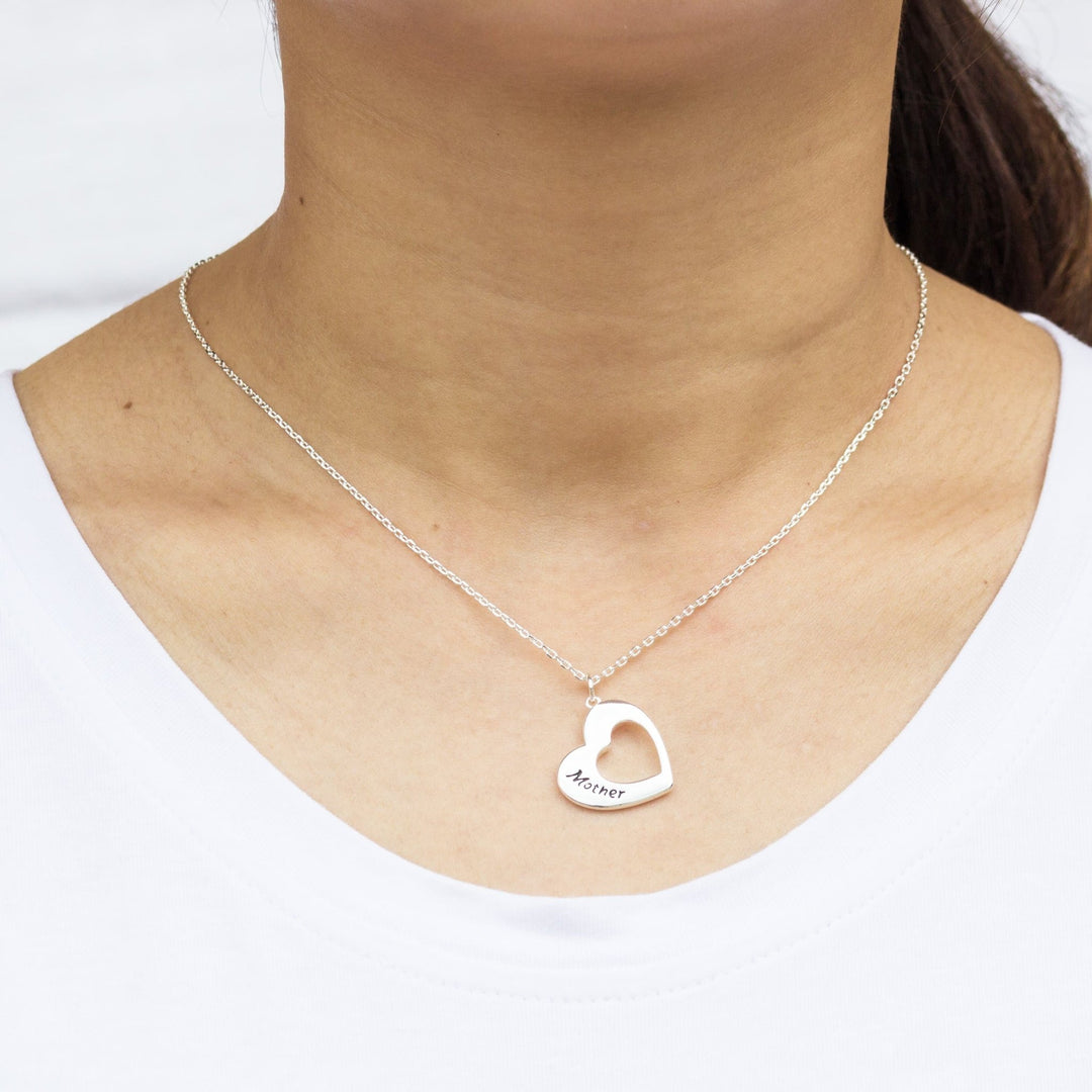 Silver Plated Mother and Daughter Necklace Set - Philip Jones Jewellery