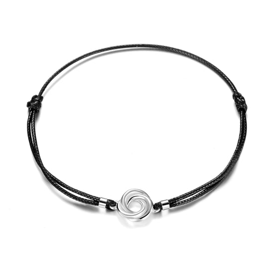 Sterling Silver Corded Knot Bracelet - Philip Jones Jewellery